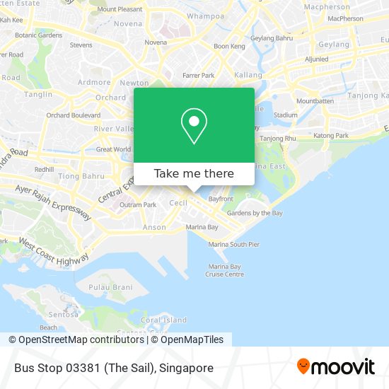 Bus Stop 03381 (The Sail) map