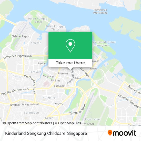 Kinderland Sengkang Childcare map