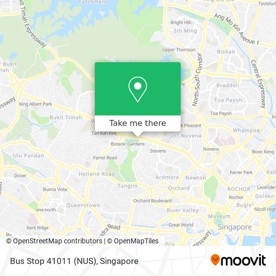 Bus Stop 41011 (NUS)地图