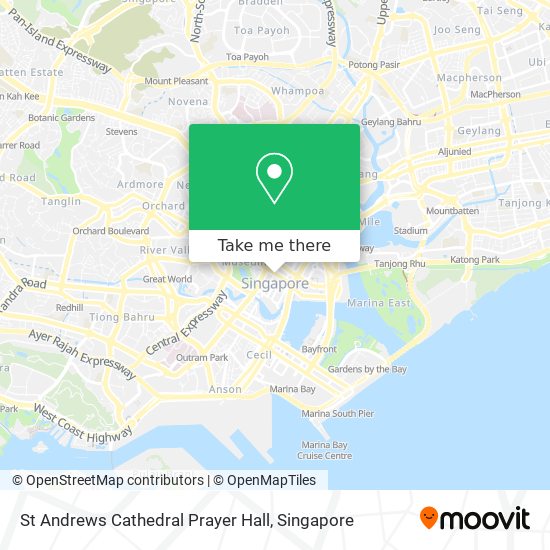 St Andrews Cathedral Prayer Hall map