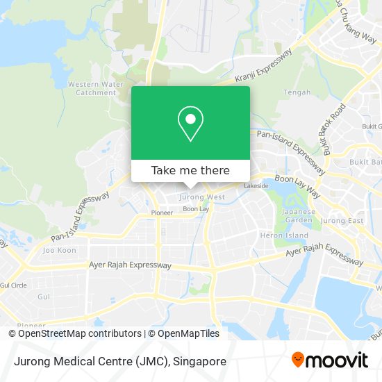 Jurong Medical Centre (JMC) map