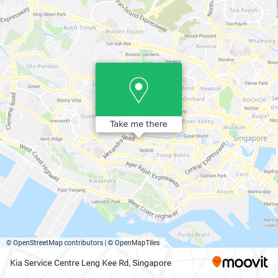 Kia Service Centre Leng Kee Rd地图