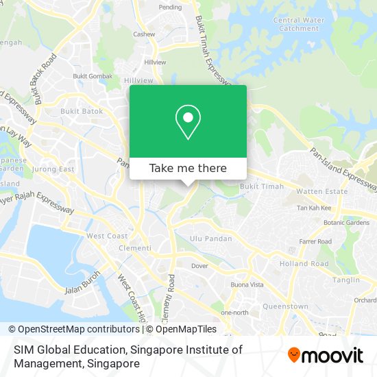 SIM Global Education, Singapore Institute of Management地图