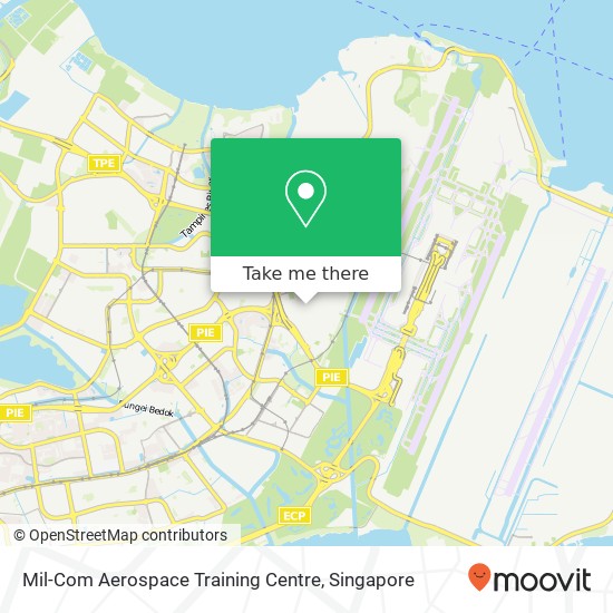 Mil-Com Aerospace Training Centre map