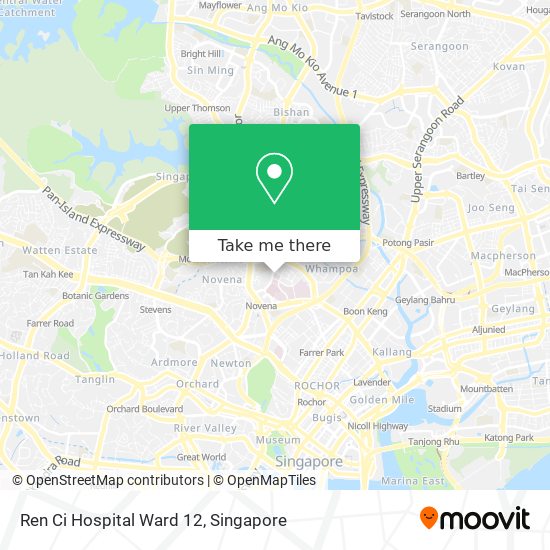 Ren Ci Hospital Ward 12 map