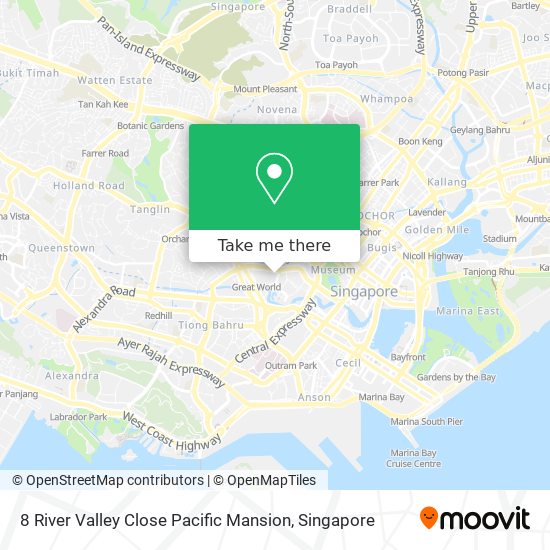 8 River Valley Close Pacific Mansion地图