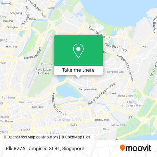 Blk 827A Tampines St 81 map