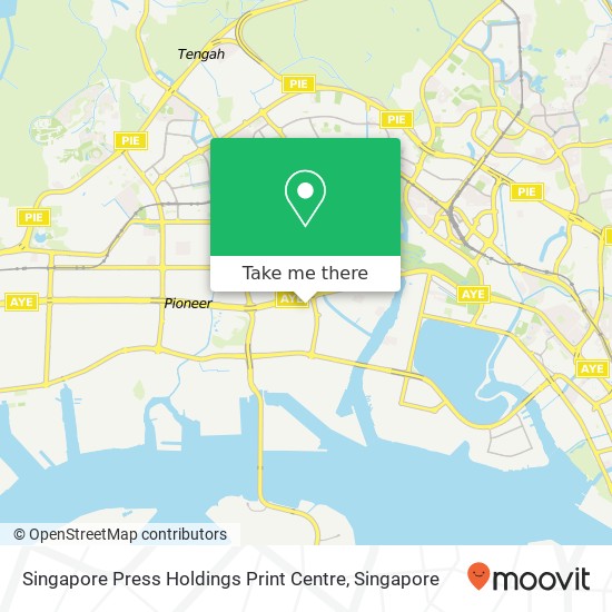Singapore Press Holdings Print Centre地图