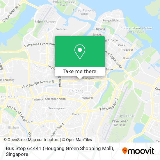 Bus Stop 64441 (Hougang Green Shopping Mall) map