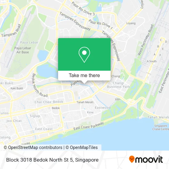 Block 3018 Bedok North St 5 map