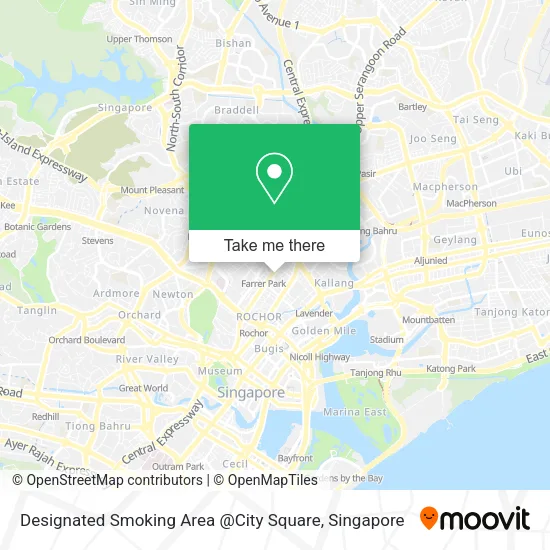 Designated Smoking Area @City Square地图