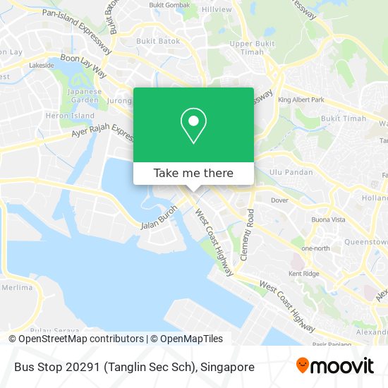 Bus Stop 20291 (Tanglin Sec Sch)地图