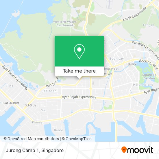 Jurong Camp 1 map