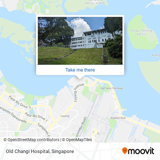 Old Changi Hospital map