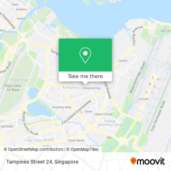 Tampines Street 24 map