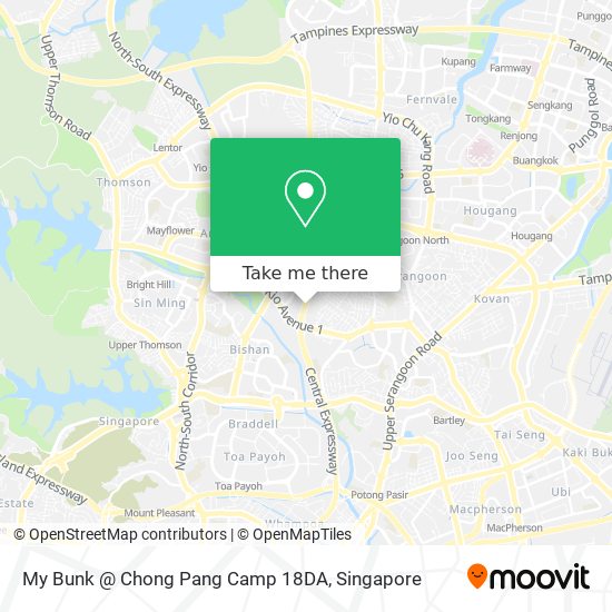 My Bunk @ Chong Pang Camp 18DA map