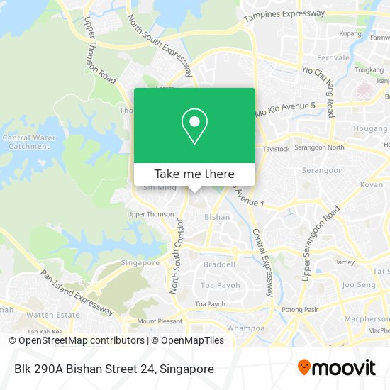 Blk 290A Bishan Street 24 map