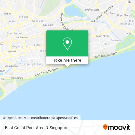 East Coast Park Area D map