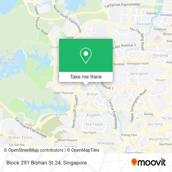 Block 291 Bishan St.24地图