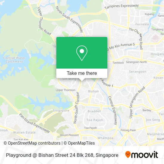 Playground @ Bishan Street 24 Blk 268地图