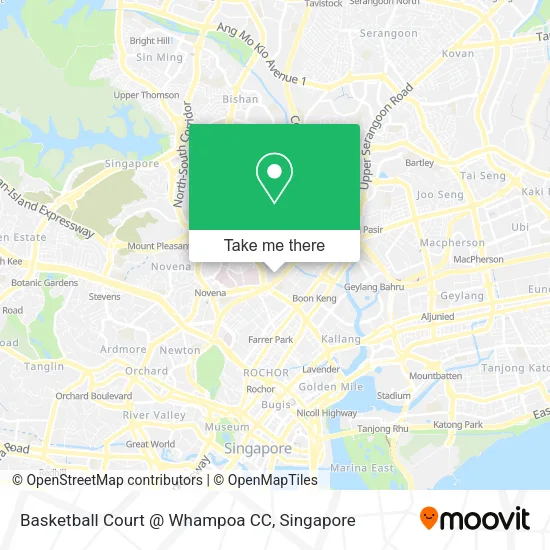 Basketball Court @ Whampoa CC地图