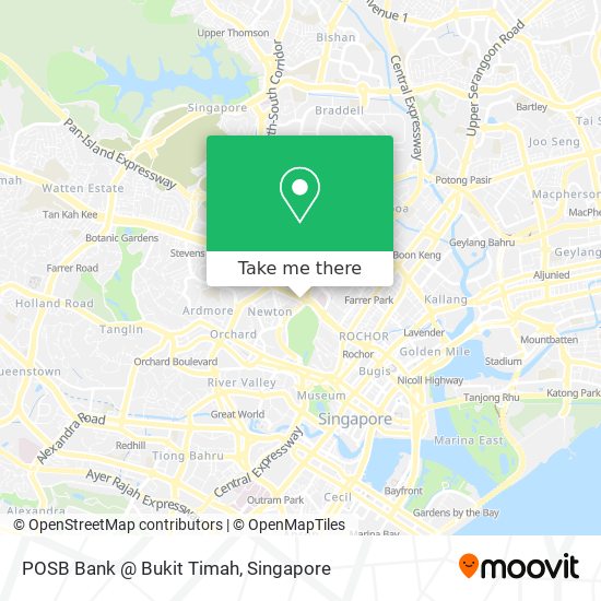 POSB Bank @ Bukit Timah map