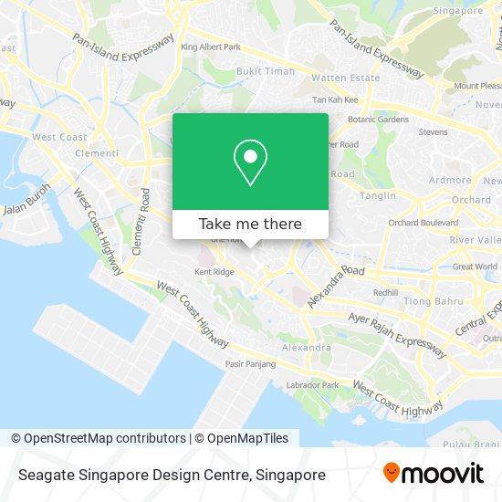 Seagate Singapore Design Centre map