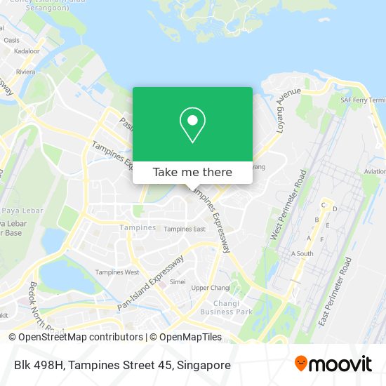 Blk 498H, Tampines Street 45 map