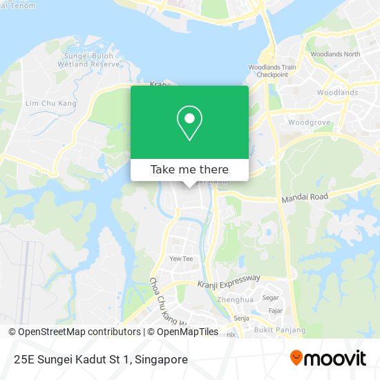 25E Sungei Kadut St 1地图