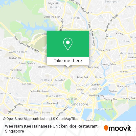 Wee Nam Kee Hainanese Chicken Rice Restaurant map