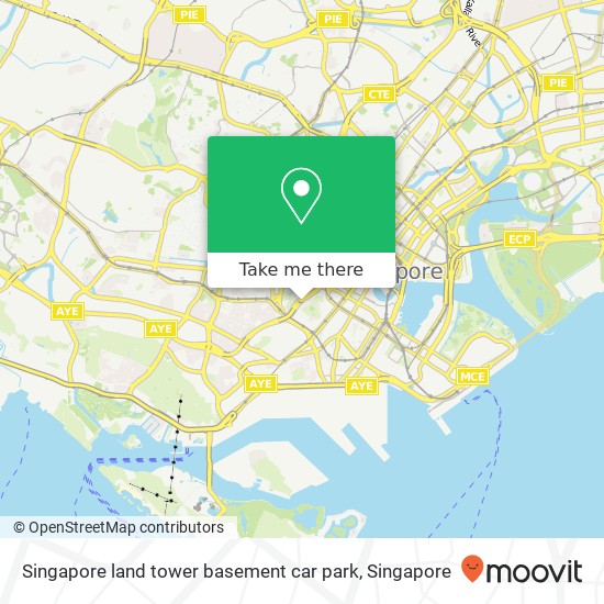 Singapore land tower basement car park地图