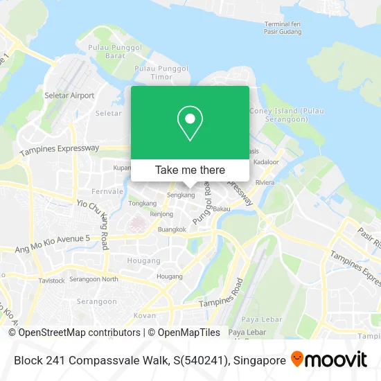 Block 241 Compassvale Walk, S(540241)地图