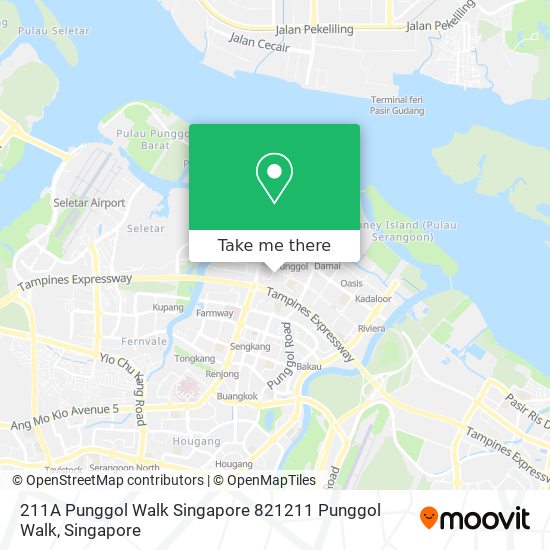 211A Punggol Walk Singapore 821211 Punggol Walk地图
