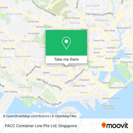 PACC Container Line Pte Ltd map