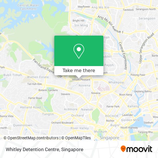 Whitley Detention Centre map