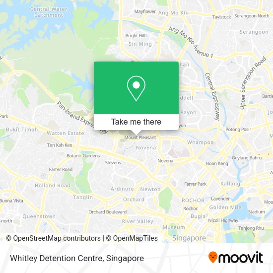 Whitley Detention Centre map