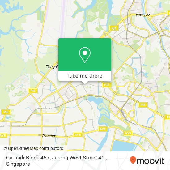 Carpark Block 457, Jurong West Street 41. map