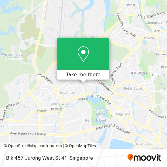Blk 457 Jurong West St 41地图