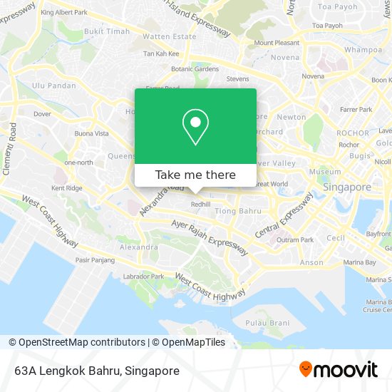 63A Lengkok Bahru地图