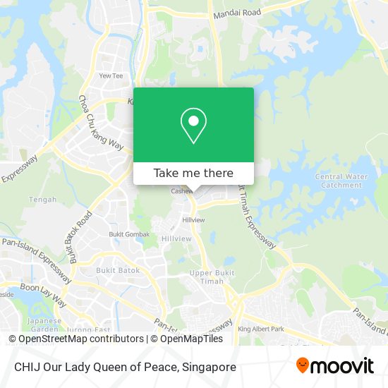 CHIJ Our Lady Queen of Peace map
