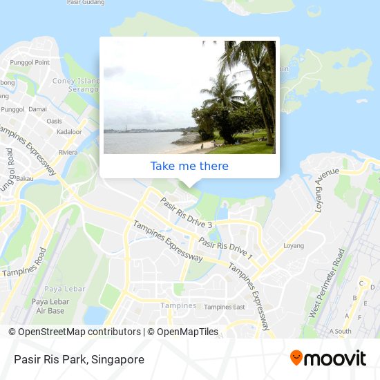 Pasir Ris Park map