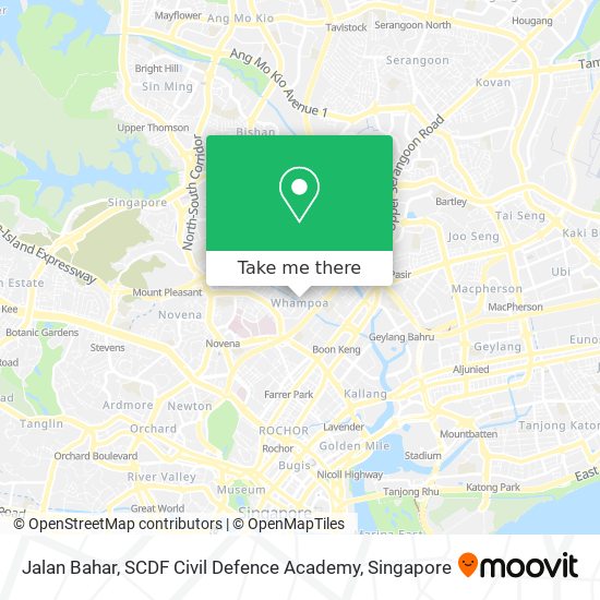 Jalan Bahar, SCDF Civil Defence Academy map