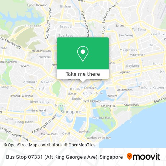 Bus Stop 07331 (Aft King George's Ave)地图