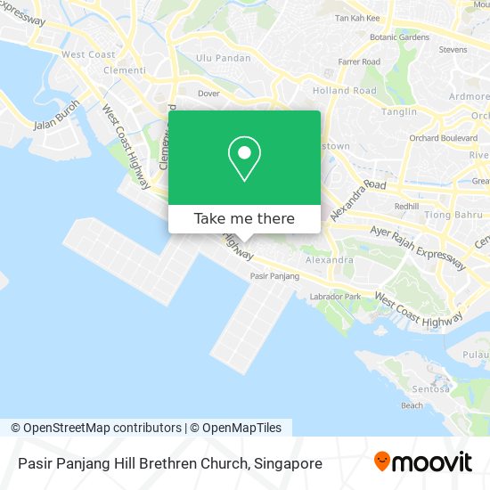 Pasir Panjang Hill Brethren Church map