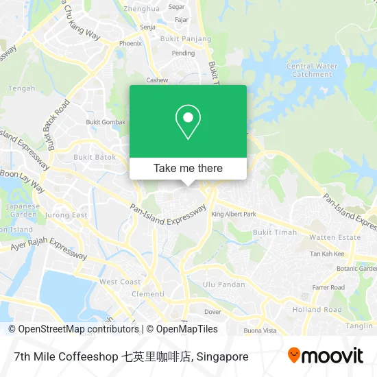 7th Mile Coffeeshop 七英里咖啡店地图