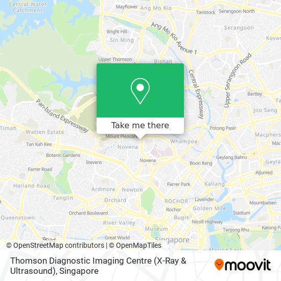 Thomson Diagnostic Imaging Centre (X-Ray & Ultrasound) map