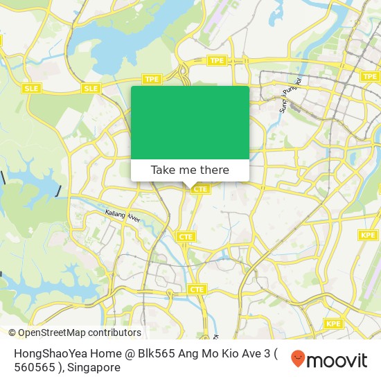 HongShaoYea Home @ Blk565 Ang Mo Kio Ave 3 ( 560565 ) map