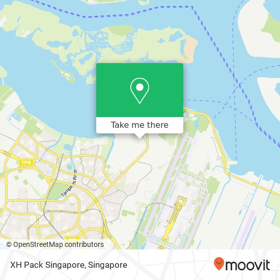 XH Pack Singapore map