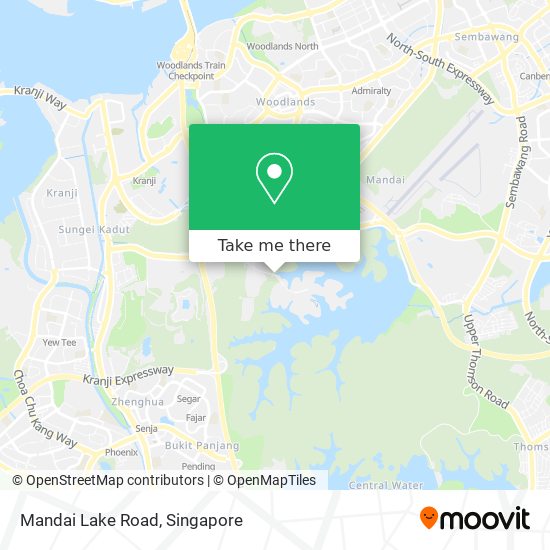 Mandai Lake Road地图