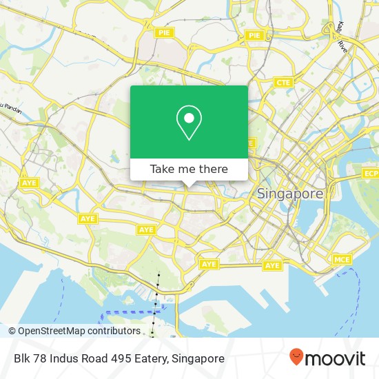 Blk 78 Indus Road 495 Eatery地图